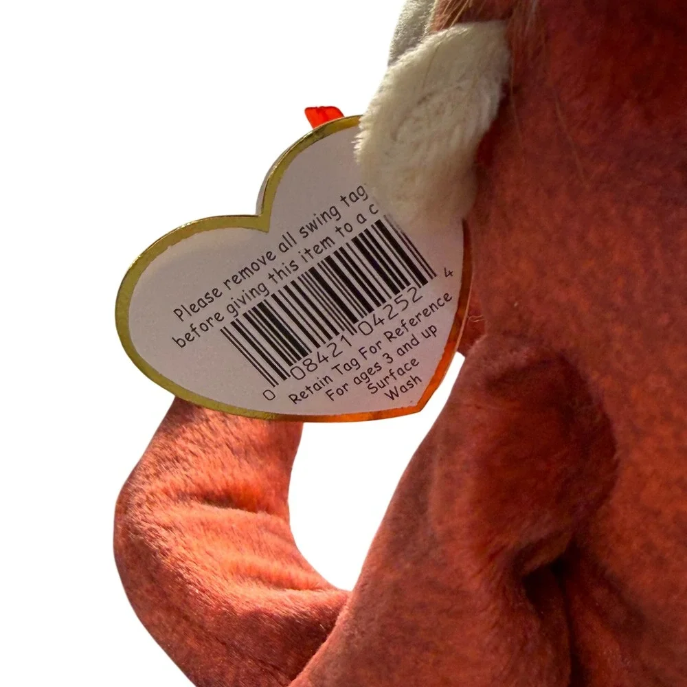 Ty Beanie Baby Schweetheart the Orangutan Red Monkey Plush Vintage 1999